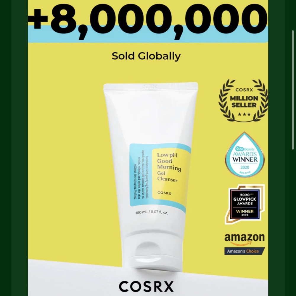 Best Beauty Group - COSRX Low pH Good
Morning Gel
Cleanser Face Wash
K Beautv